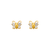 483-502 Kids Butterfly Ring and Earrings CZ Set