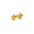 343-231 Turtle High Polished Stud Earrings