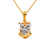 468-118 25mm Fancy Eagle Anchor CZ Pendant