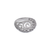 773-522W Ladies Fancy White CZ Ring