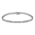 723-130W Channel Set Tennis CZ Bracelet 3mm