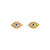343-235 Evil Eye CZ Stud Earrings