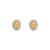 343-320 Diamond Cut Beveled Guadalupe Stud Earrings