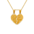 568-297 Two-Piece I Love You Heart Pendant