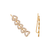 243-010 Crawler CZ Earrings