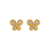743-039 Fancy Butterfly CZ Stud Earrings