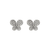 743-039WFancy Butterfly CZ Stud Earrings