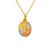 362-741T-016 Oval Laser Cut Divine Child Scapular Pendant