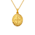 362-747T-018 Oval Laser Cut San Benito Scapular Pendant
