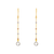 842-005  Dangling Ring Earrings