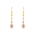 842-015  Dangling Guadalupe Earrings