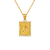 562-504 Initial Letter Framed Pendant