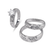 473-960WS White Wedding Trio Ring Set