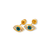 343-510 Magic Eye CZ Stud Earrings