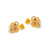 443-764T Fancy Flower CZ Stud Earrings