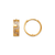 243-213 Huggie CZ Earrings