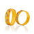 879-005T Tricolor D/C Wedding Band