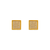 743-030 Fancy Square Pave CZ Stud Earrings