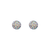 343-502MX 7mm Multi-Colored Enamel Ball CZ Stud Earrings