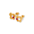 343-433RD Red Butterfly CZ Stud Earrings