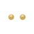 343-014 6mm Diamond Cut Stud Earrings