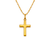 161-601 High Polished Hollow Cross Pendant