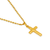 161-601 High Polished Hollow Cross Pendant