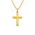 161-602 High Polished Hollow Cross Pendant