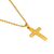 161-602 High Polished Hollow Cross Pendant