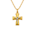 161-603C High Polished Hollow Cross Pendant