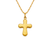 161-604 High Polished Hollow Cross Pendant