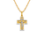 161-606C Satin Cross Pendant