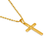 161-611 High Polished Cross Pendant