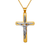 161-619C High Polished Cross Pendant