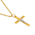 161-624C High Polished Cross Pendant