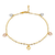 827-005T Heart Charm Anklet