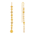 243-303 Dangling Threader CZ Earrings