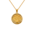 367-393 Mini Round San Benito Two-Sided CZ Pendant
