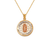 367-194-019 Round Guadalupe CZ Pendant