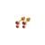 343-176MX Bezel CZ Stud Earrings