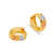 748-003U D/C Huggie Earrings