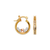344-062-016 15 Anos CZ Hoop Earrings