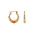 547-377T Hollow Baby Shrimp Hoop Earrings