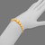 136-017-095BR Graduated DC Disco Bead Bracelet