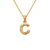 367-653-C Initial "C" Pendant