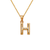 367-653-H Initial "H" Pendant