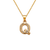 367-653-Q Initial "Q" Pendant