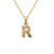 367-653-R Initial "R" Pendant