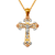 463-018 Fancy Jesus Cross CZ Pendant