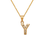 367-653-Y Initial "Y" Pendant